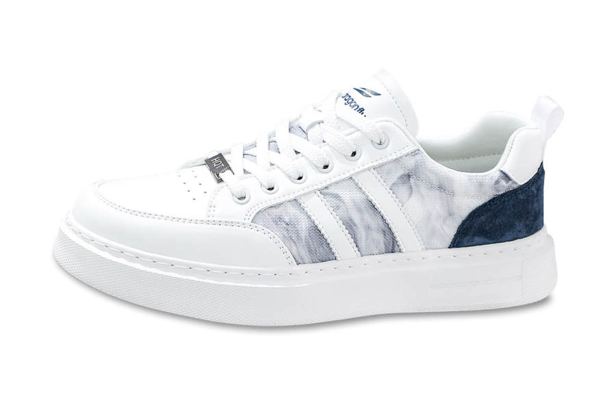 RED DRAGONFLY Skateboard Shoes Synthetic Leather, Textile Lightweight And Breathable Low top Casual Shoes Men's