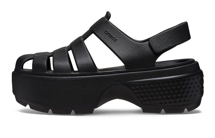Crocs Stomp Fisherman Sandals 'Black' Women's