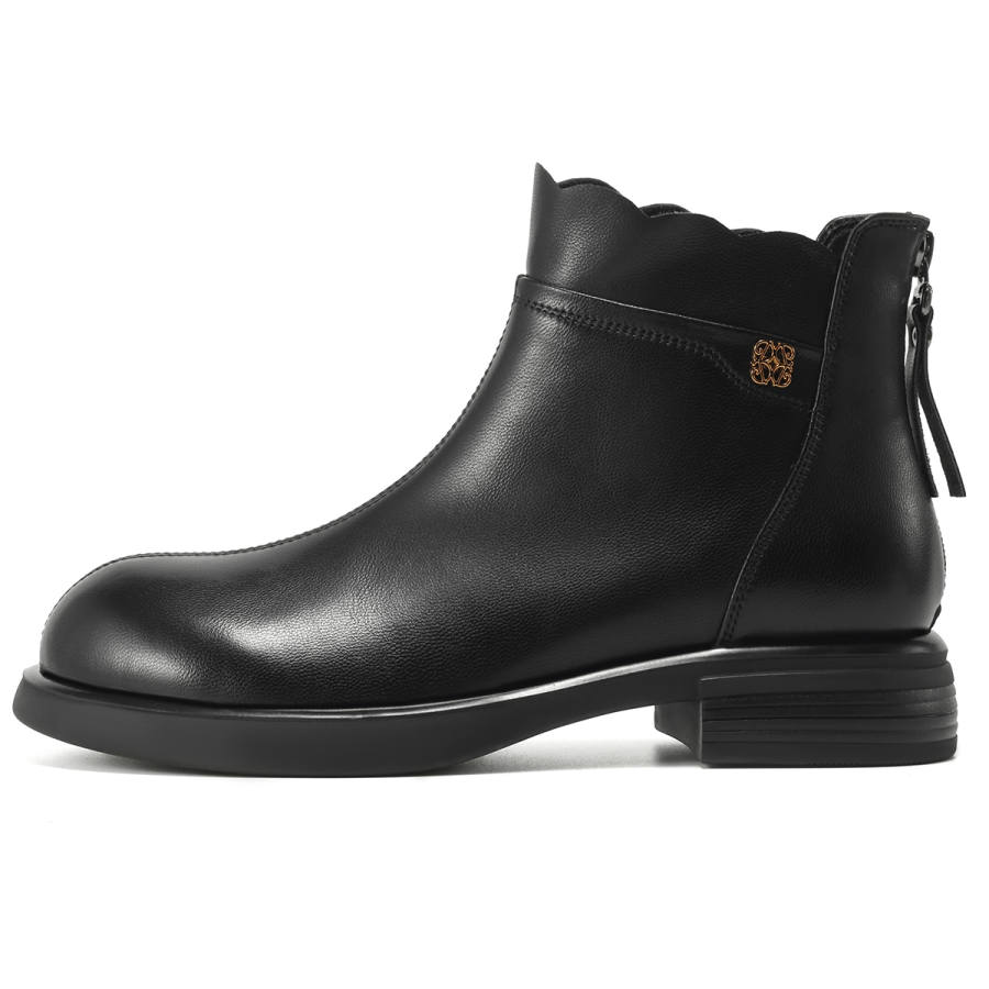 D:FUSE SCANDINAVIA D FUSE SCANDINAVIA Sheepskin Ankle Boots Women's Black