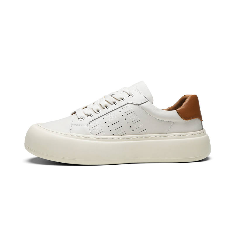 PARDASAUL Cow Leather Low top Skateboard Shoes Men's