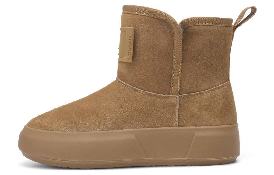 BOERDIQI Suede Thermal Short Snow Boots Women's