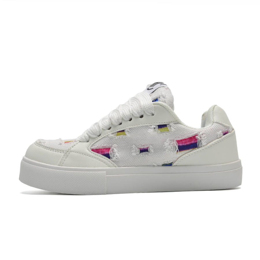 QUANXIAOXIAO Fabric Low top Skateboard Shoes Unisex