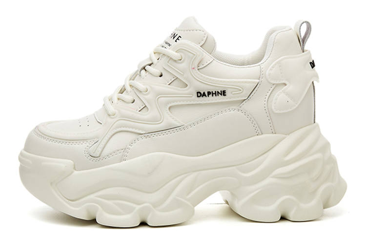 DAPHNE DAPHNE Leather Low top Chunky Sneakers Women's White