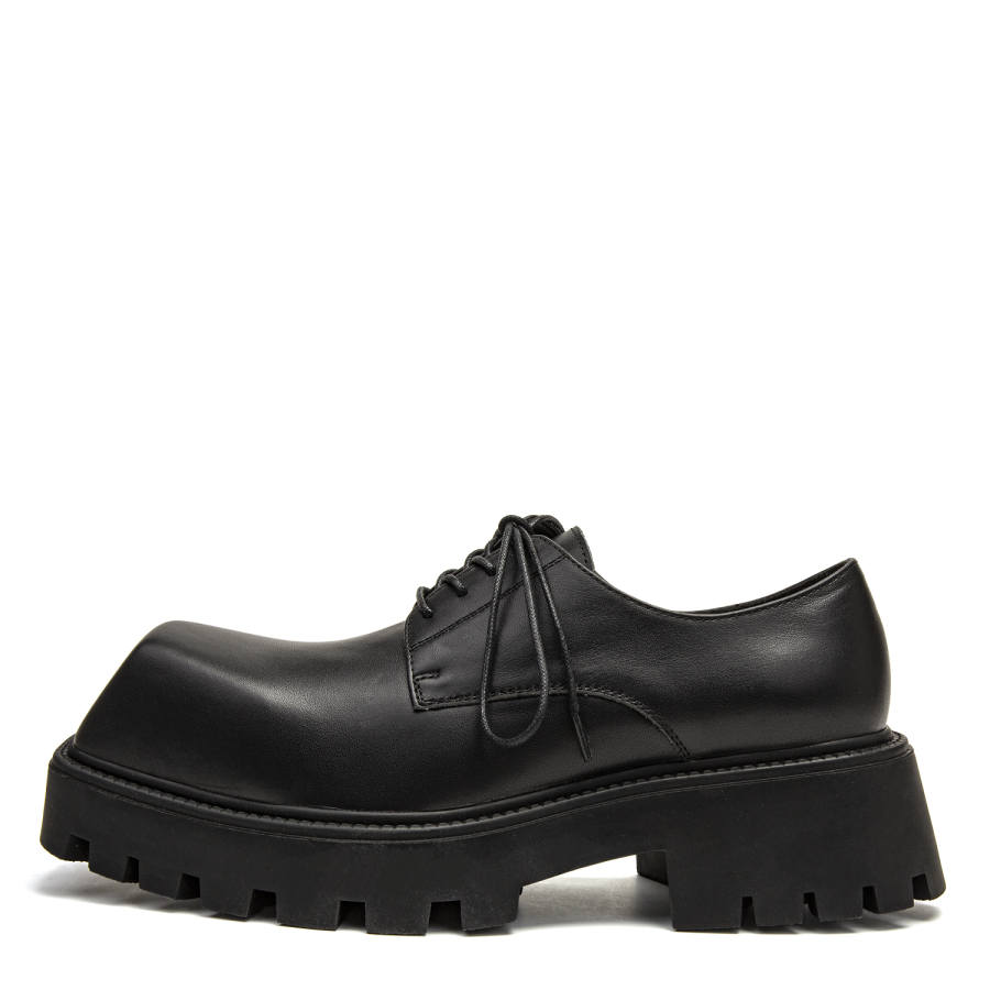 1997K Top Grain Cow Leather Casual Shoes Men's Black
