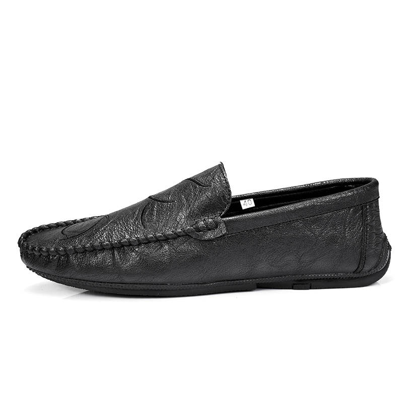 GONGNIUMEILI Loafers Men's Black/Brown/Gray