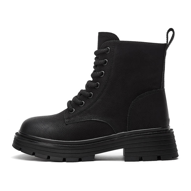 GONGNIUMEILI Short Combat Boots Women's