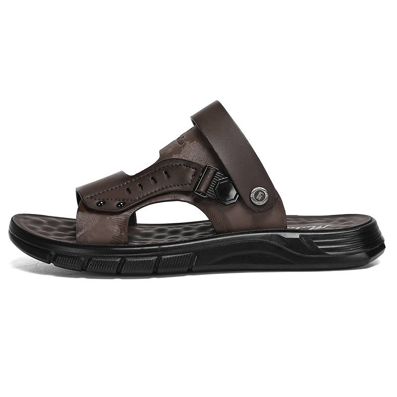 Mulinsen Beach Sandals Men's Brown/Black