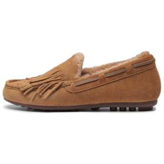 OZZEG Fleece Lined Comfortable Flat Fringe Casual Shoes Women's