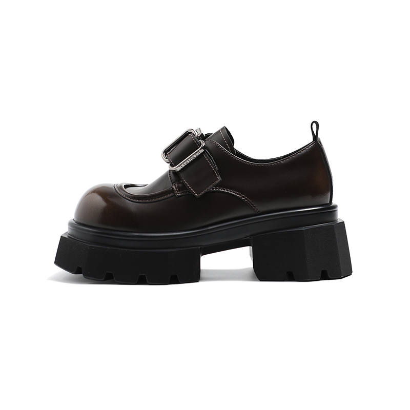 MIS. DANNY MIS. DANNY Cow Split Leather Loafers Women's