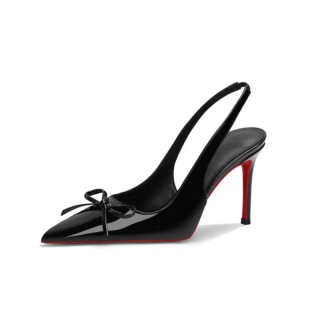 Imono Pu Slim Heel High Heels Women's