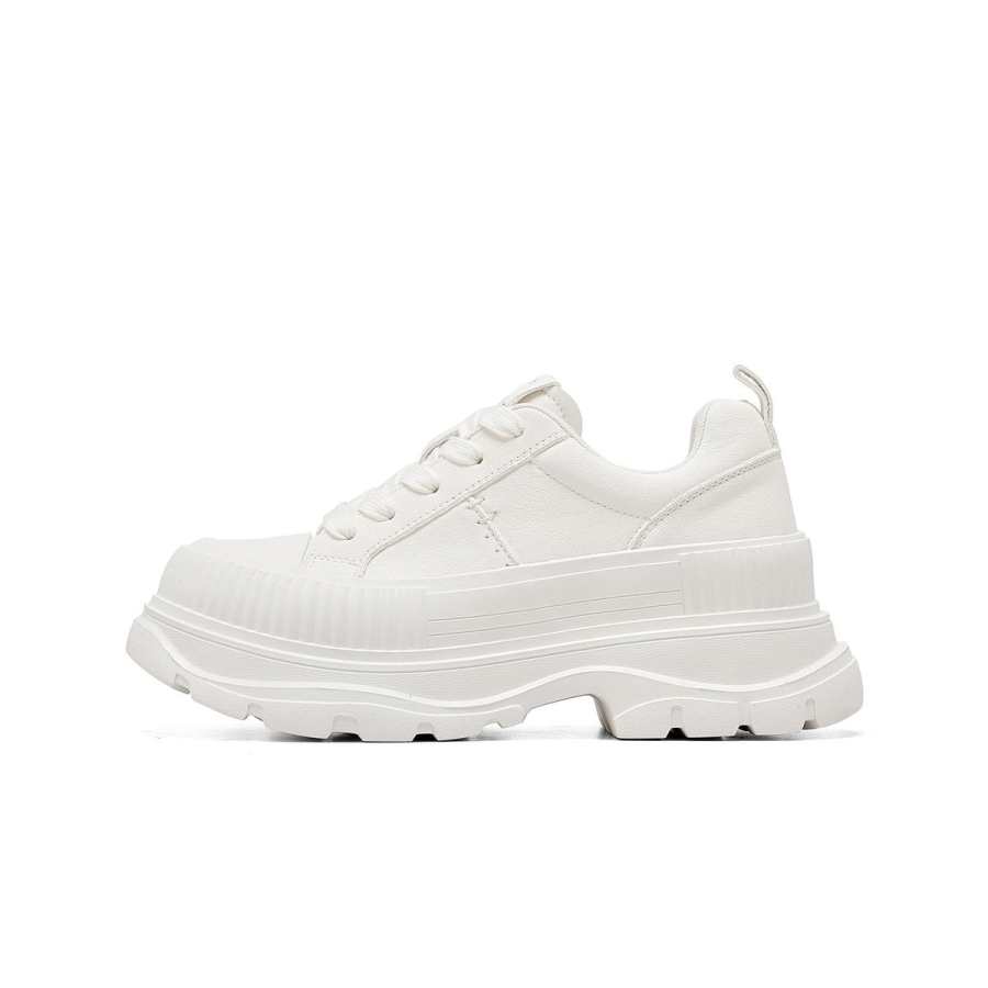C°BANNER Cow Split Leather Low top Casual Shoes Women's