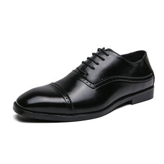 YIMINU Dress Shoes Men's Low Top Black