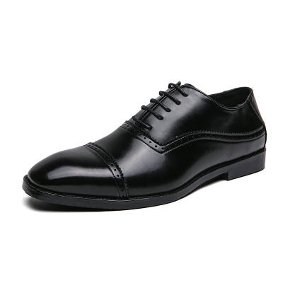 YIMINU Dress Shoes Men's Low Top Black