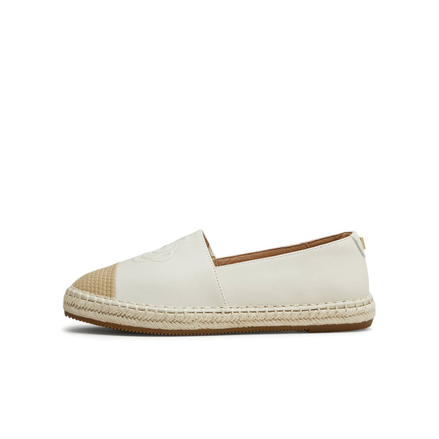 Teenmix Espadrilles Women's Ecru/Silver/Brown