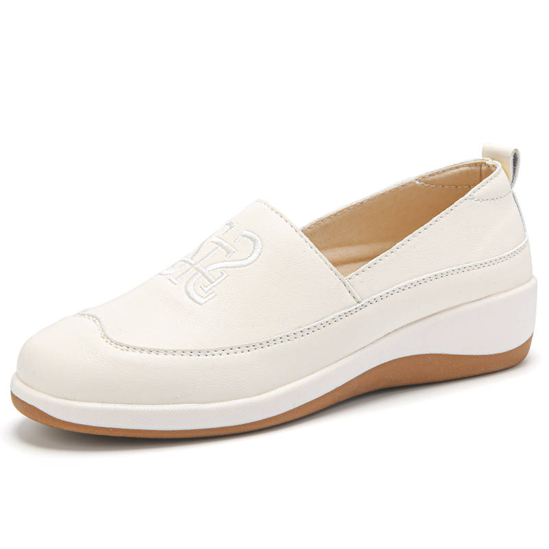 Reivantix Reivanti Microfiber Leather Casual Shoes Women's Beige