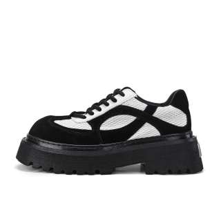 SUFEIDIMAN Fabric Casual Shoes Men's Black White