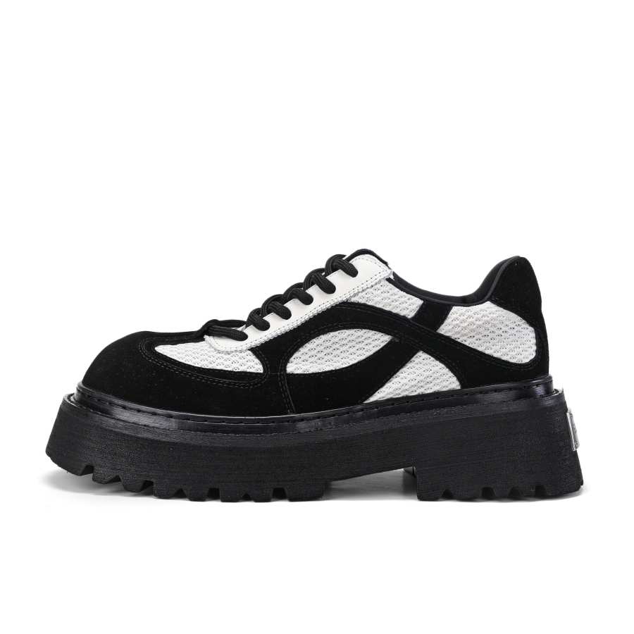 SUFEIDIMAN Fabric Casual Shoes Men's Black White