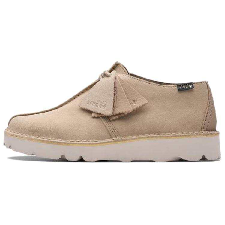 Clarks Cow Split Leather Low top Casual Shoes Women's Yellow