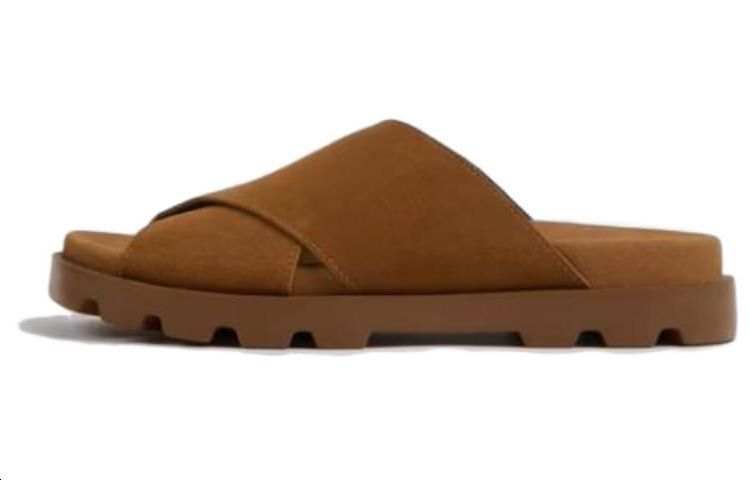 CAMPER Brutus Comfortable And Breathable Slide Slippers Women's Brown