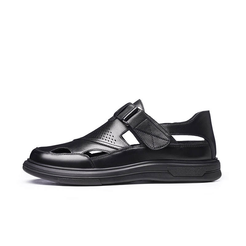LAORENTOU Men's Casual Shoes Men's Low Top Black