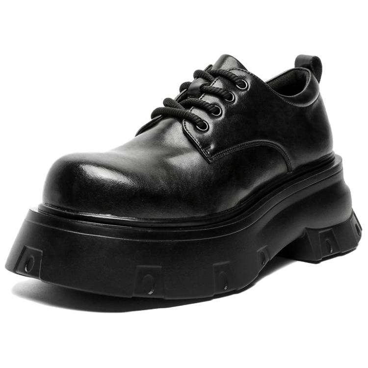 WEISHIBANGWEI WEISHIBANGWEI Microfiber Leather Casual Leather Shoes Men's Black