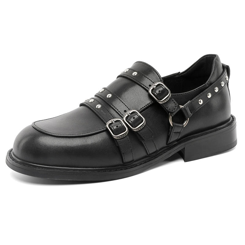 V ZERO FIVE V ZERO FIVE Microfiber Leather Loafers Unisex Black