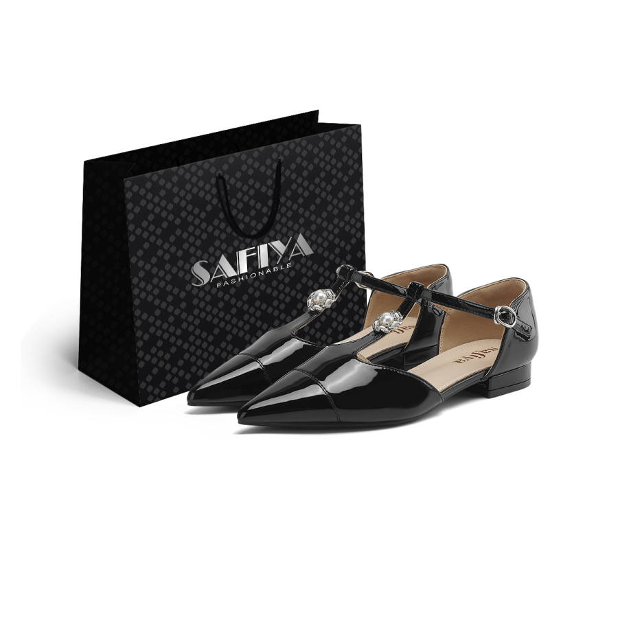 Safiya Sheepskin One Strap Sandals Women's