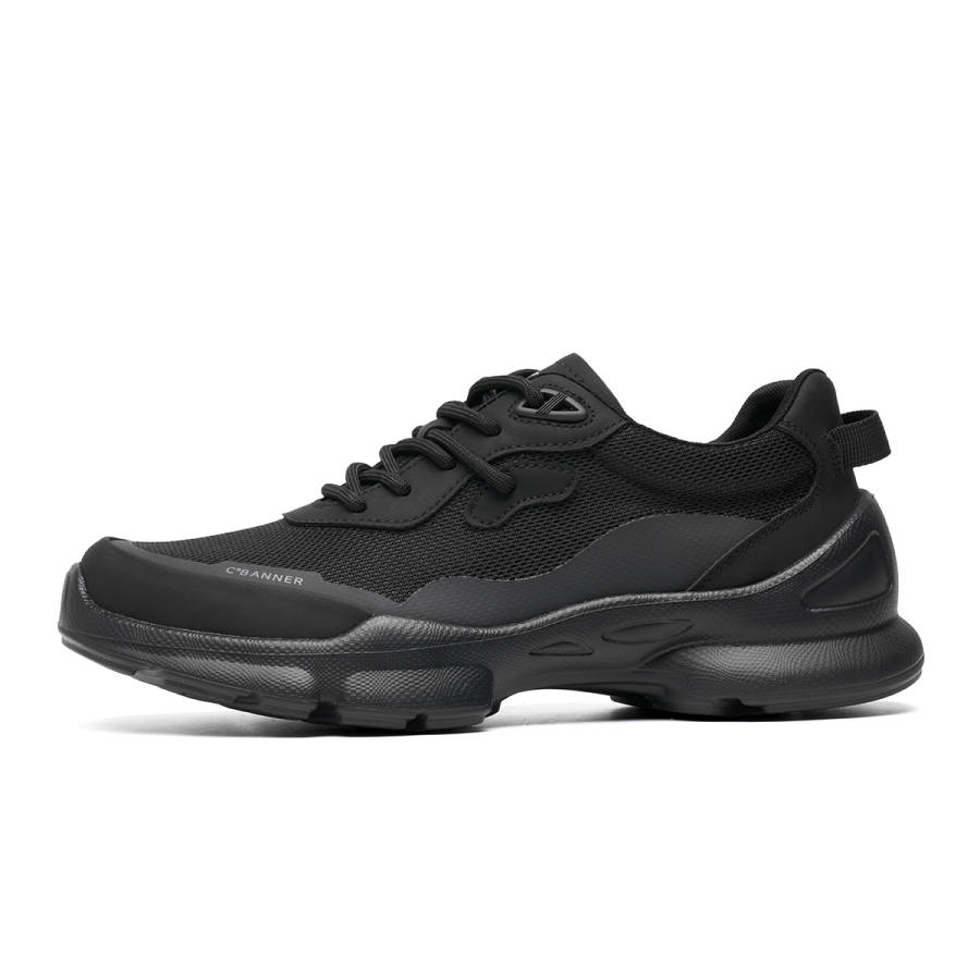 C°BANNER Fabric Low top Casual Shoes Men's Black