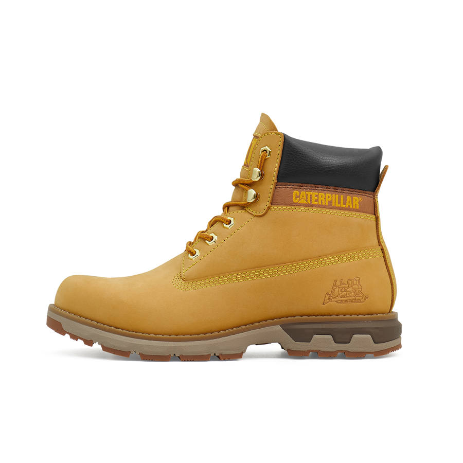 CAT CAT Combat Boots Men's Yellow