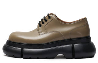 Viplander Cow Leather Casual Shoes Men's Khaki