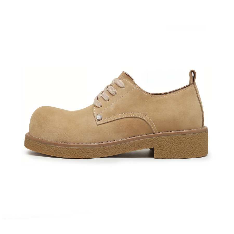 Meixi Ankle Length Combat Boots Men's Sand