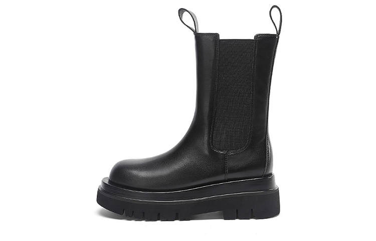 DAPHNE DAPHNE Short Chelsea Boots Women's Black