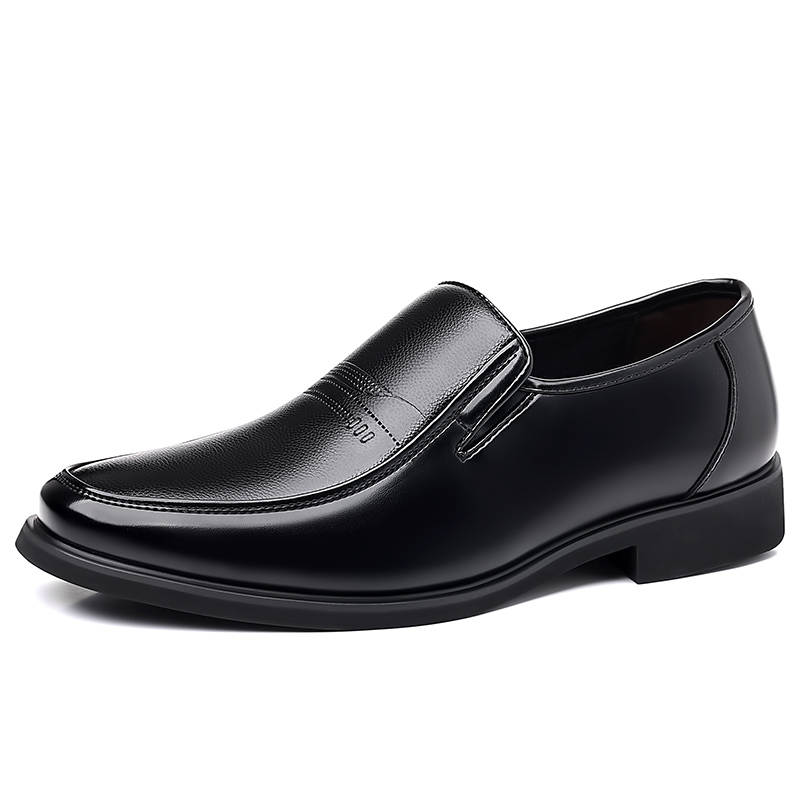 DAOTUSEN Microfiber Leather Dress Shoes Men's Black