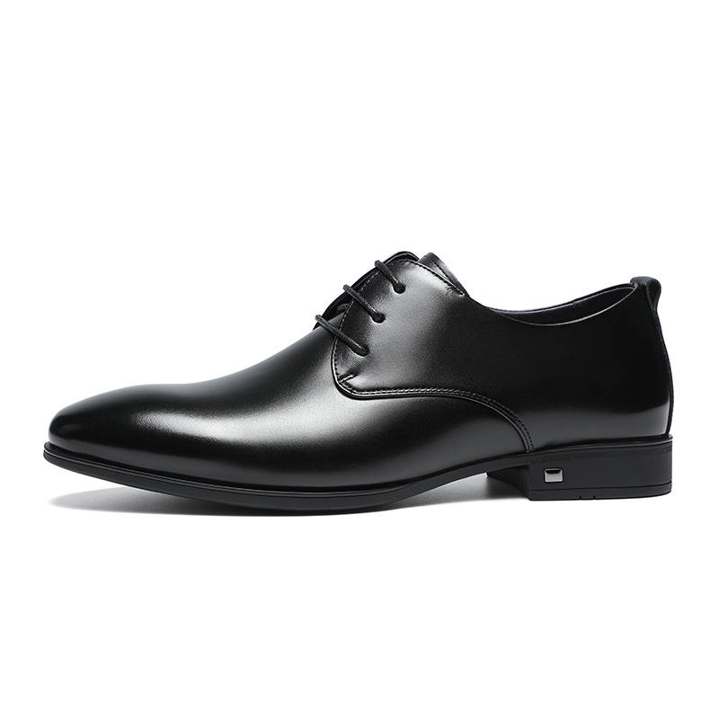 SEPTWOLVES Top Grain Cow Leather Dress Shoes Men's Black HD