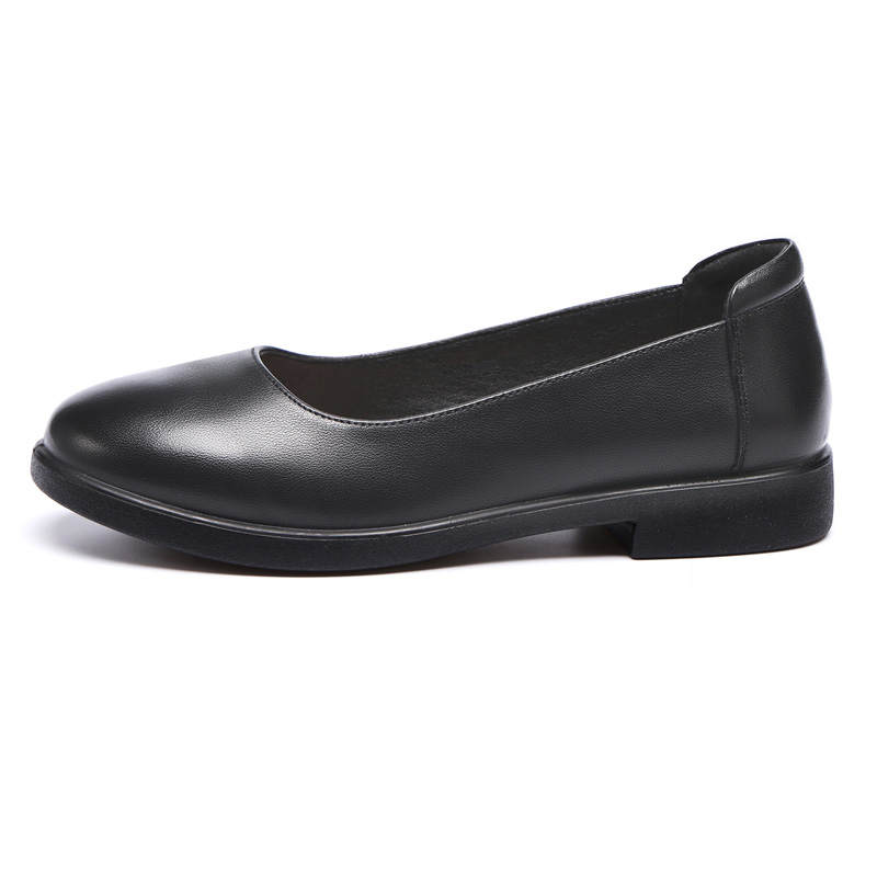 AOKANG Cow Leather Casual Shoes 2.5cm Women's Black