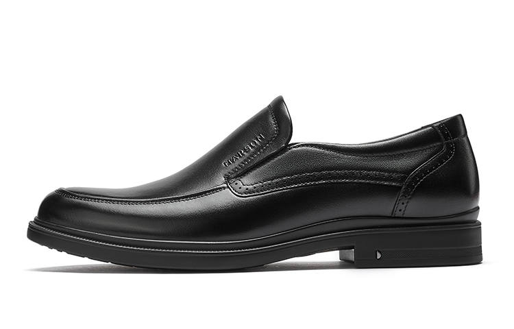 HARSON HARSON Leather Dress Shoes Men's Black