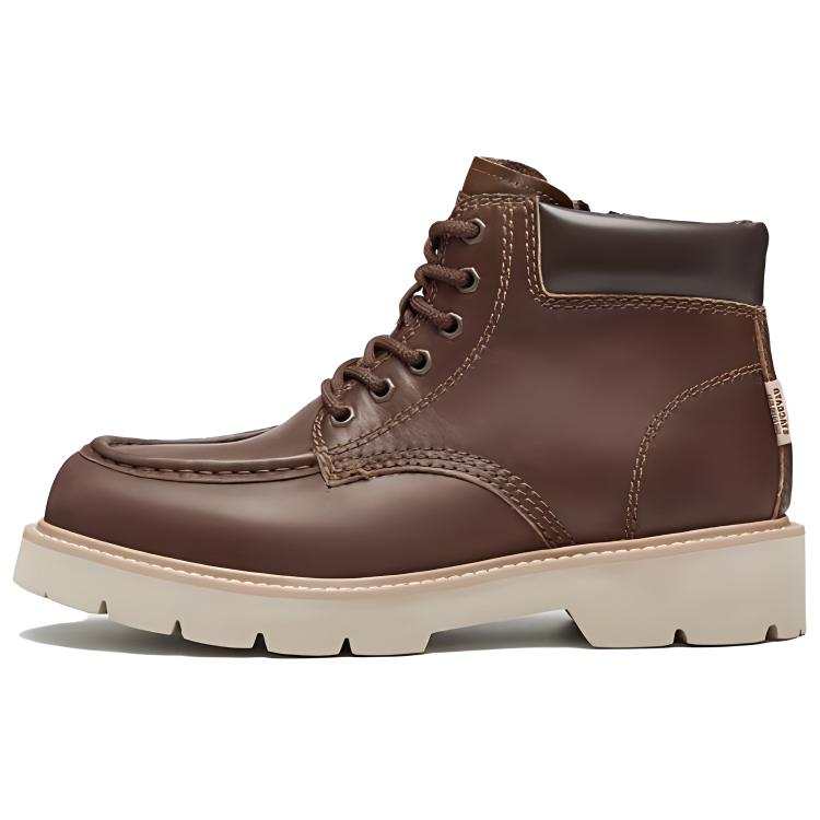 Staccato Great Desert Boots Cow Leather Short Combat Boots 4cm Men's
