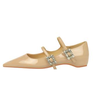 QITUMAUL Patent Leather Casual Shoes Women's
