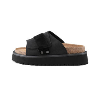 HANQIAORIJI Butterfly Metamorphosis Collection EVA Slide Slippers Unisex Black