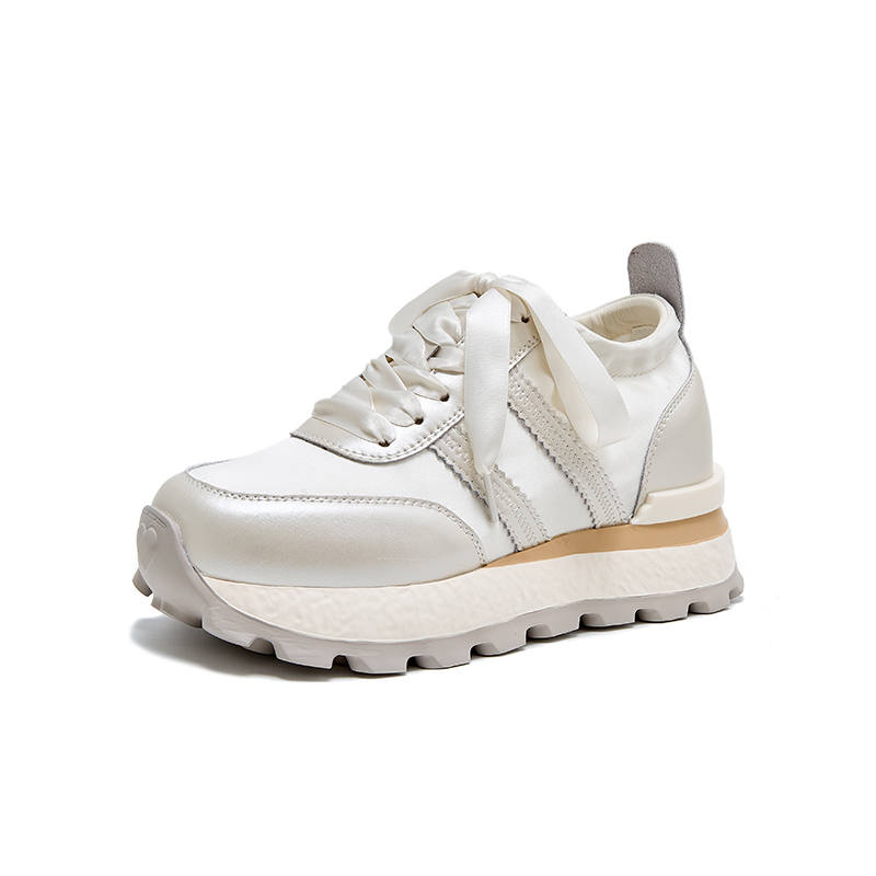 CHIBANG Cow Leather Lightweight Low top Casual Shoes Women's