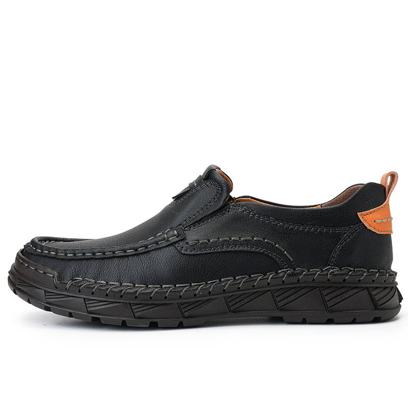 GONGNIUMEILI Men's Casual Shoes Men's Low Top Black/Sand