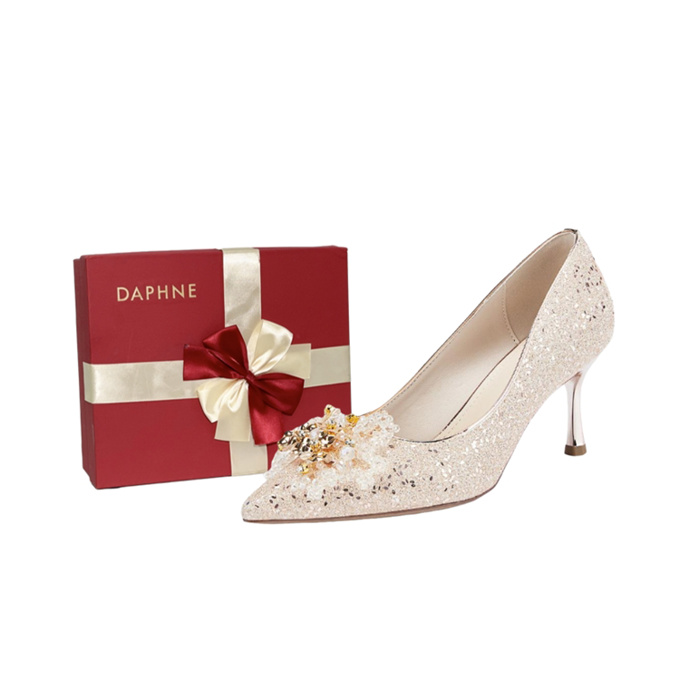 DAPHNE Wedding Shoes Collection Slim Heel High Heels 7cm Women's
