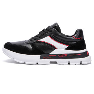 CHCH Cow Leather Cushioning Slip Resistant Breathable Cushioning Slip Resistant Breathable Low top Sports Casual Shoes