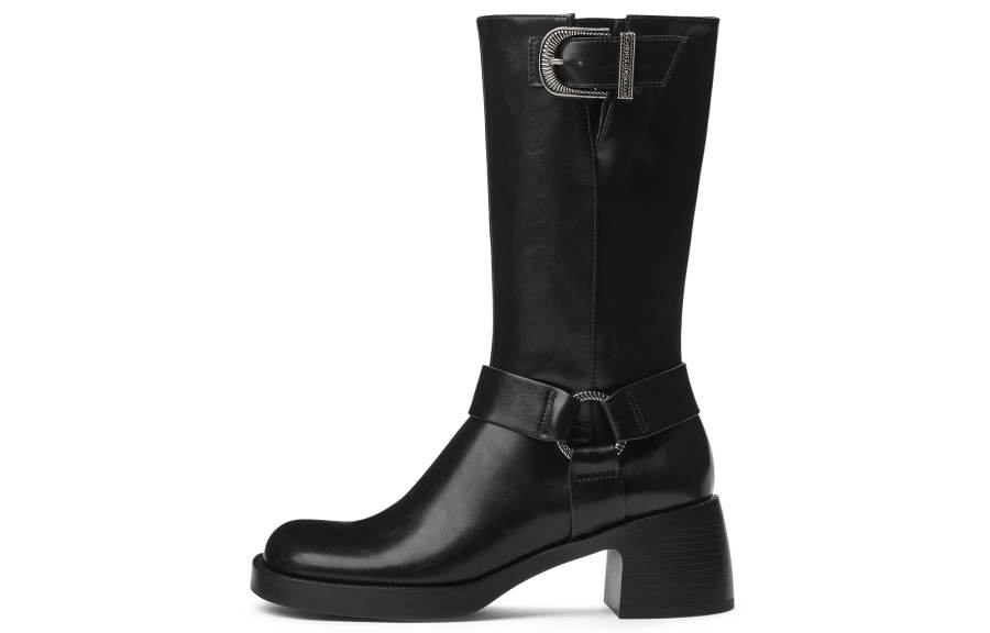 CHARLES&KEITH Small Ck Ankle Boots 6.1cm Women's Multicolor