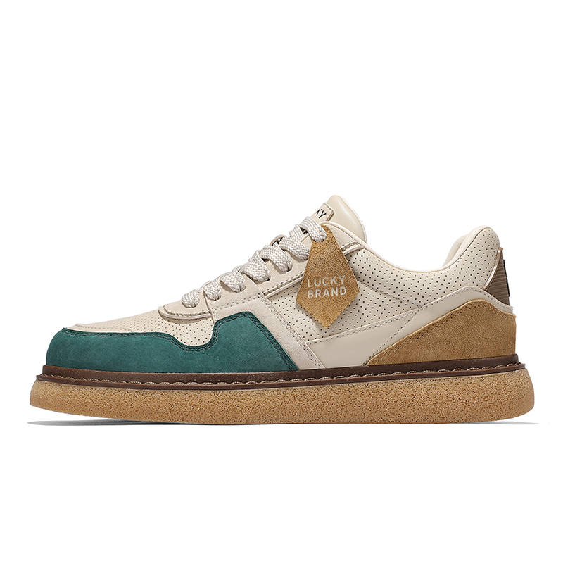 LUCKY BRAND Four Leaf Clover Pigskin Low top Casual Shoes Men's