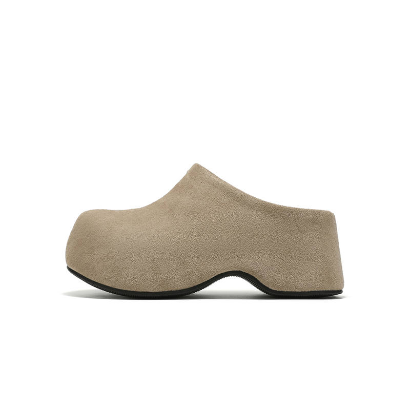 ST&SAT Rubber Sole Abrasion Resistant Abrasion Resistant Closed Toe Slippers Women's