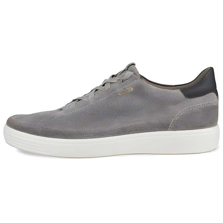 Ecco Ecco Suede Low top Skateboard Shoes Men's Gray