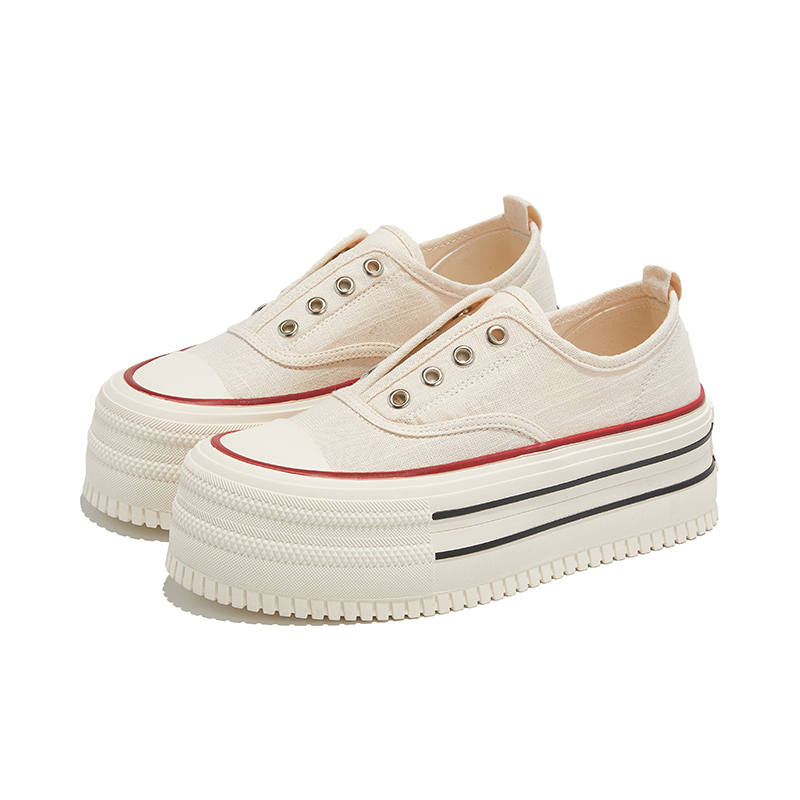 CHIBANG Breathable Lightweight Breathable And Lightweight Low top Canvas Shoes Women's