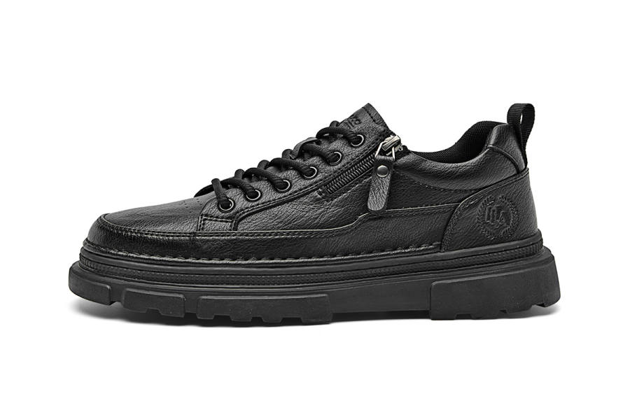 HLA Casual Shoes Men's Low Top Black/Earth Yellow