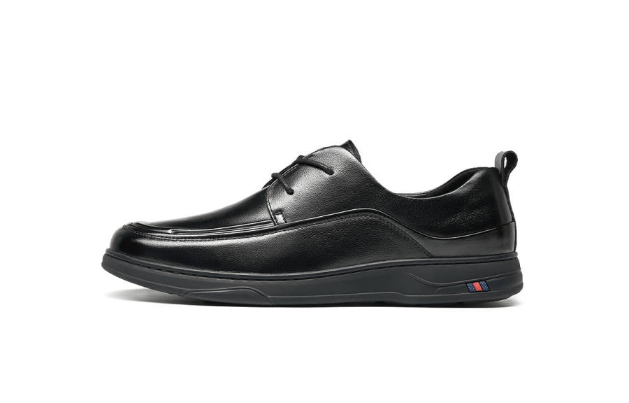 HLA Top Grain Cow Leather Casual Leather Shoes Men's